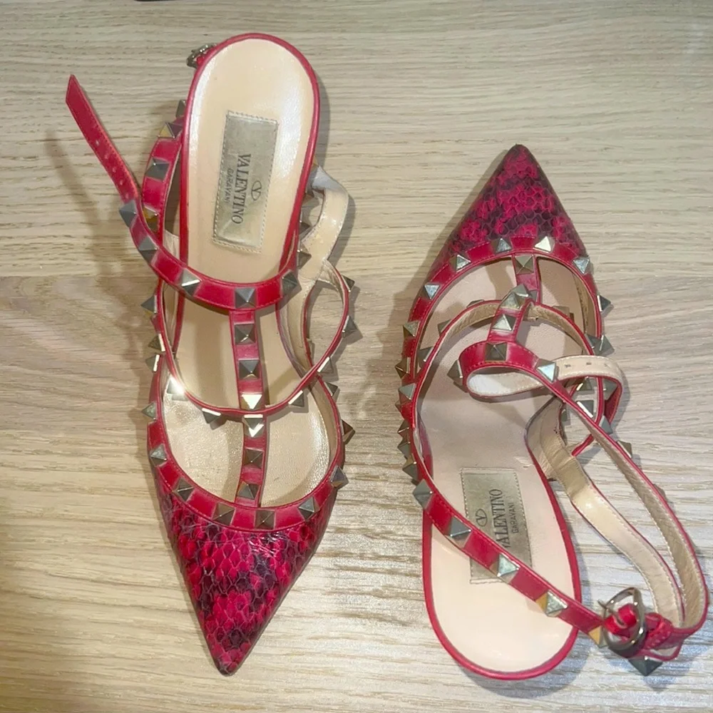 Valentino rock stud heels - Picture 1 of 5